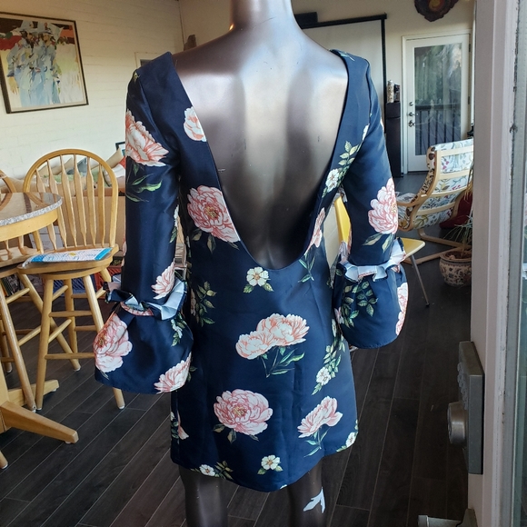 Emily in Paris Inspo: NWT Chi Chi London Tall Dress with Scoop Back - Picture 4 of 10